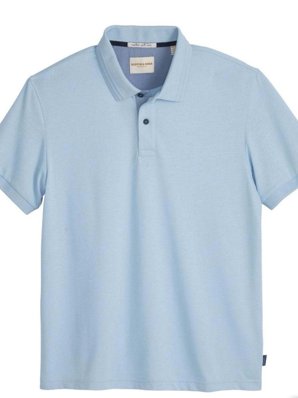 NWT Scotch & Soda Sky Blue Men's Polo Shirt